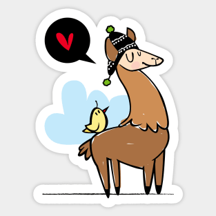 Llama Sticker